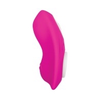 Gender X Under The Radar Remote-Controlled Silicone Vibrator - Pink