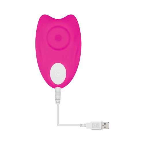 Gender X Under The Radar Remote-Controlled Silicone Vibrator - Pink