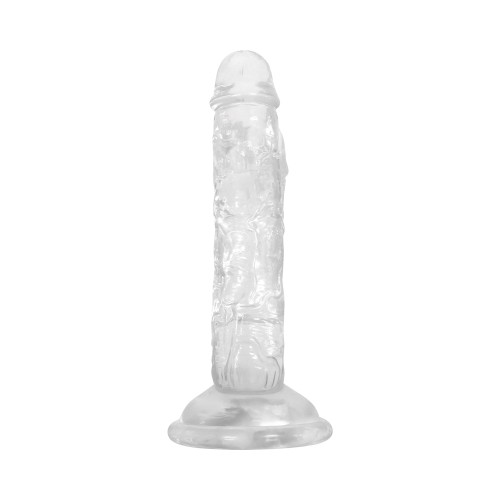 Gender X Dual-Shaft Dildo with Suction Cup Clear