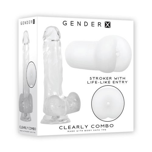 Gender X Clearly Combo Set for Realistic Pleasure