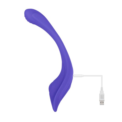 Vibrador Silicona Poseable con Control Remoto Evolved Anywhere Vibe Azul