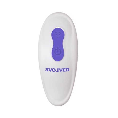 Vibrador Silicona Poseable con Control Remoto Evolved Anywhere Vibe Azul