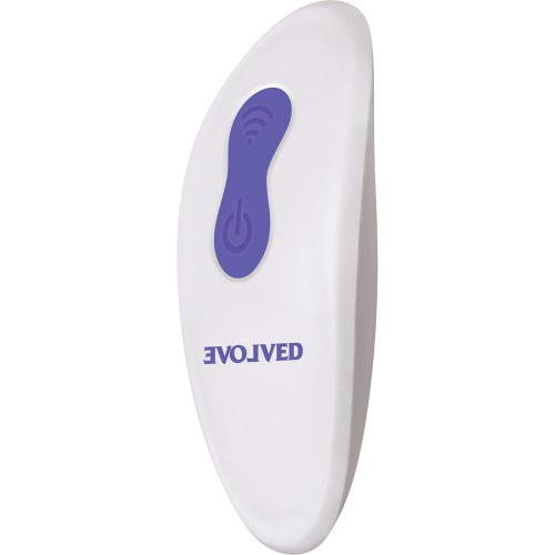 Vibrador Silicona Poseable con Control Remoto Evolved Anywhere Vibe Azul