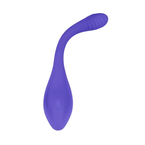 Evolved Anywhere Vibe Rechargeable Remote-Controlled Poseable Silicone Vibrator Blue