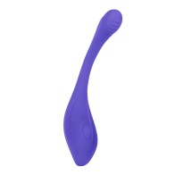 Vibrador Silicona Poseable con Control Remoto Evolved Anywhere Vibe Azul