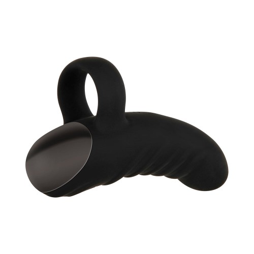 Vibrador de Dedo Recargable Evolved Hooked On You Negro