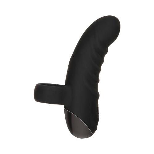 Vibrador de Dedo Recargable Evolved Hooked On You Negro