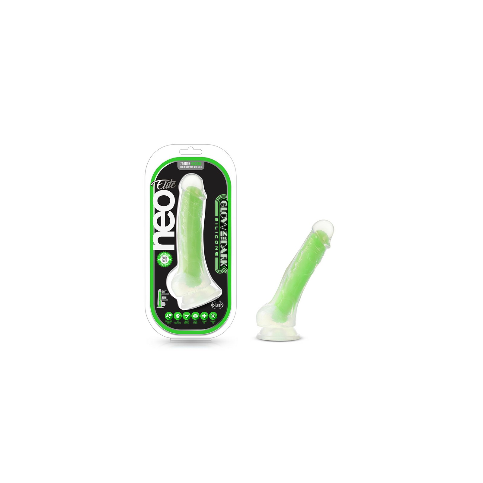 Neo Elite Glow in the Dark Viper Dildo