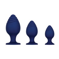 Evolved Get Your Groove On 3-Piece Silicone Anal Plug Set - Sensational Pleasure