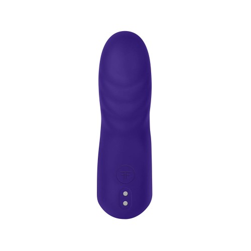 Vibrador de Silicona Dioni Recargable para Dedos Pequeño Púrpura Oscuro