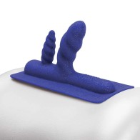 Two-Nicorn Textured Double Penetration Attachment - Dual Pleasure