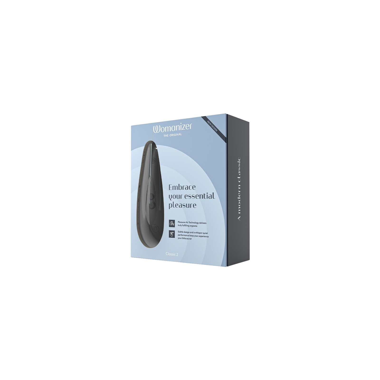 Womanizer Classic 2 Clitoral Stimulator - Black