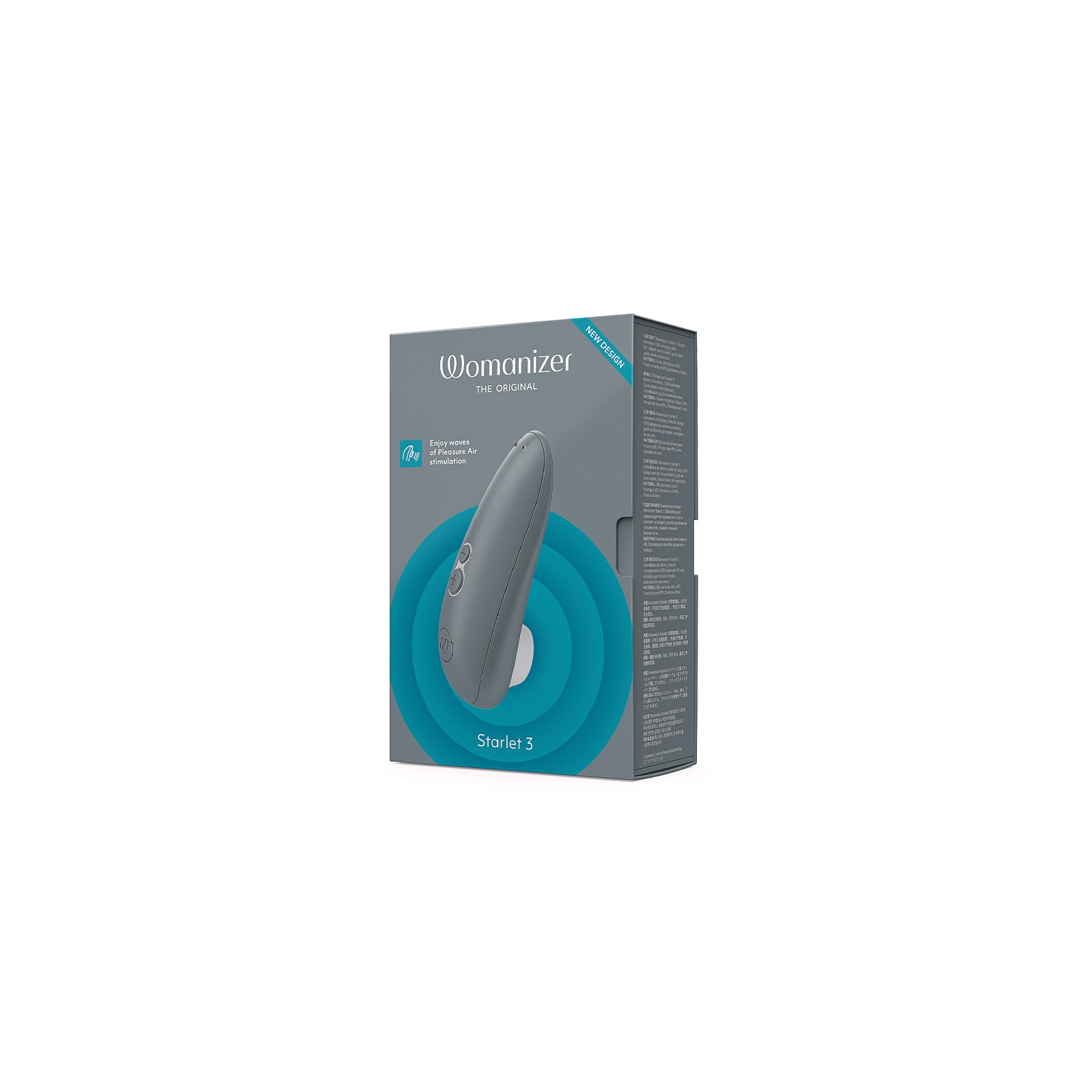 Womanizer Starlet 3 Estimulador Clitoridiano de Silicona Recargable Gris