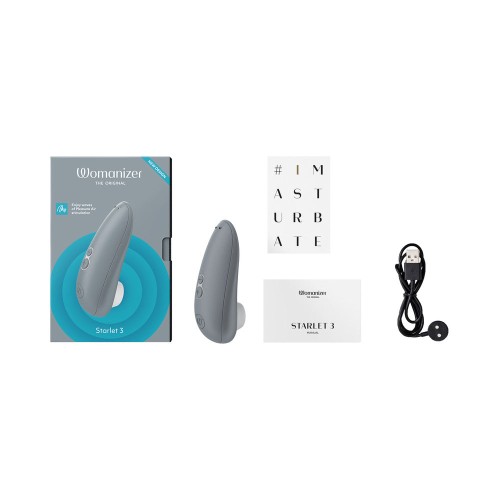 Womanizer Starlet 3 Rechargeable Silicone Clitoral Stimulator Gray