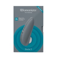 Womanizer Starlet 3 Rechargeable Silicone Clitoral Stimulator Gray