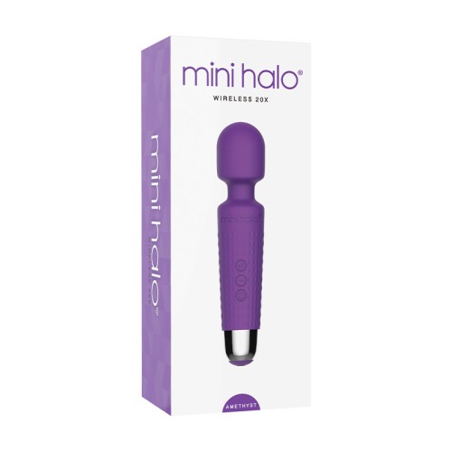 Mini Halo Varita Inalámbrica 20X Silicone Amatista