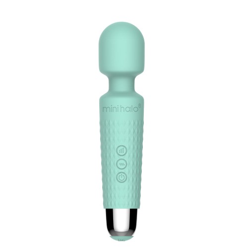 Mini Halo Vibrador de Varita Inalámbrico - 20X de Silicona