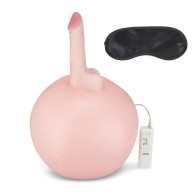 Pelota Inflable de Sexo Lux Fetish con Dildo Vibrante