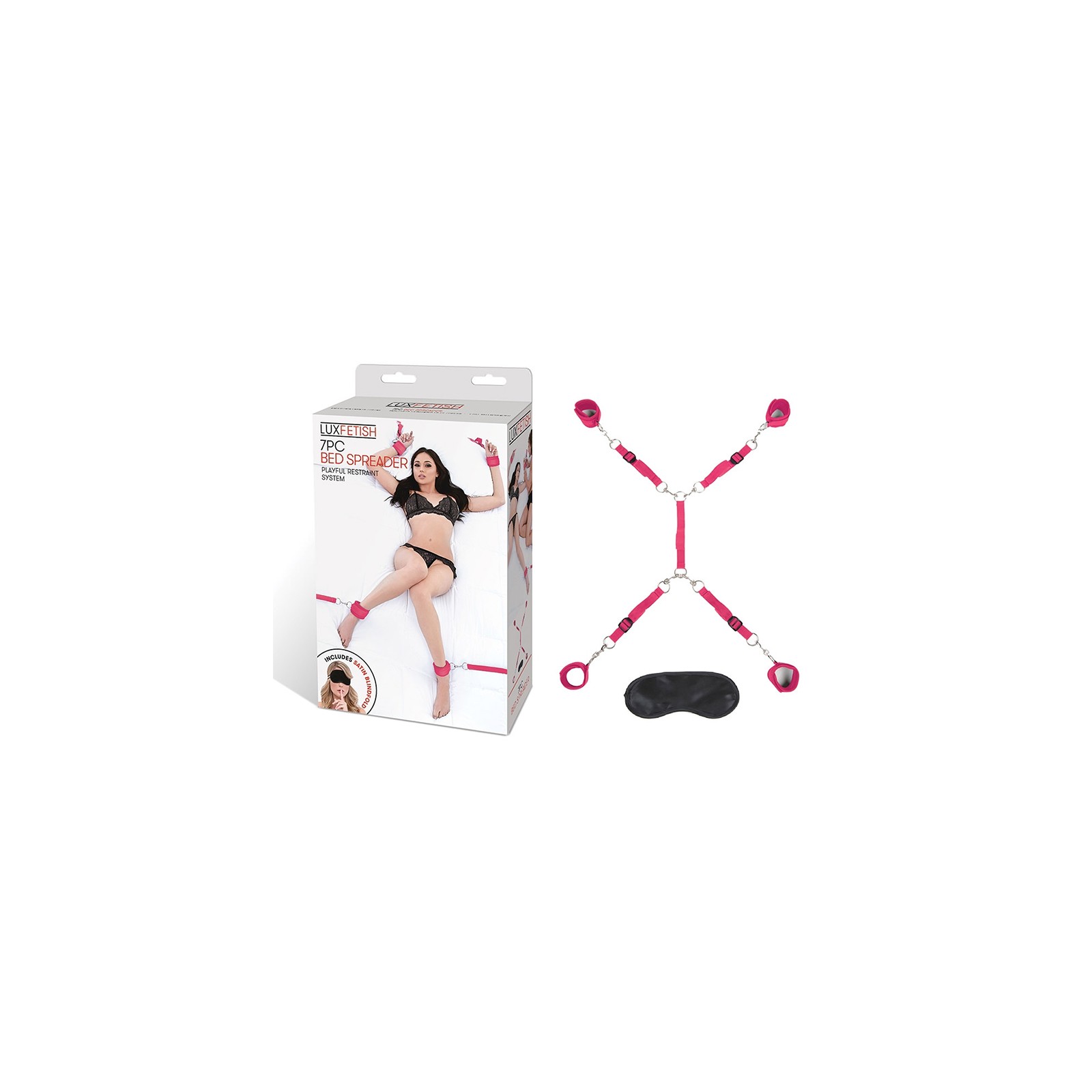 Conjunto de Restricción Lux Fetish 7 Piezas