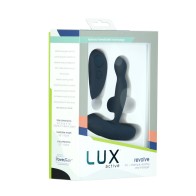 Lux Active Revolve 4.5 in Rotating Silicone Massager Black