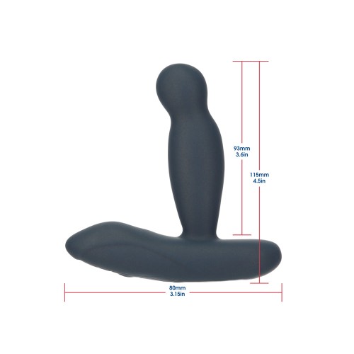 Lux Active Revolve 4.5 in Rotating Silicone Massager Black