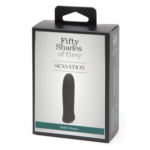 Vibrador Bullet Silicona Recargable Fifty Shades of Grey Negro