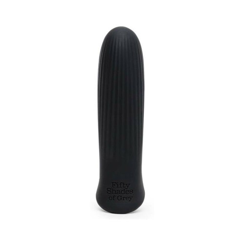 Fifty Shades of Grey Sensation Rechargeable Silicone Bullet Vibrator Black