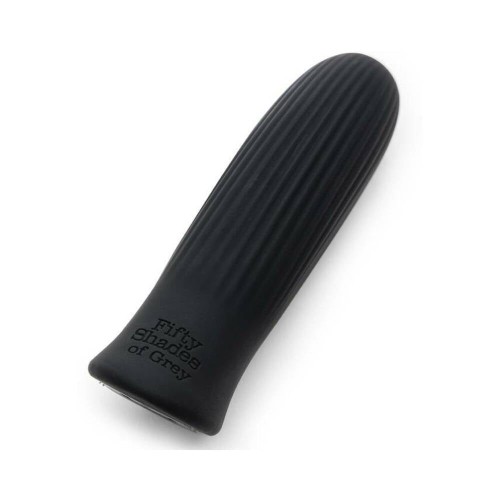 Vibrador Bullet Silicona Recargable Fifty Shades of Grey Negro