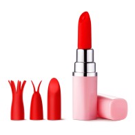 Vibrador Lipstick Luv Inc Lv57 con Accesorios