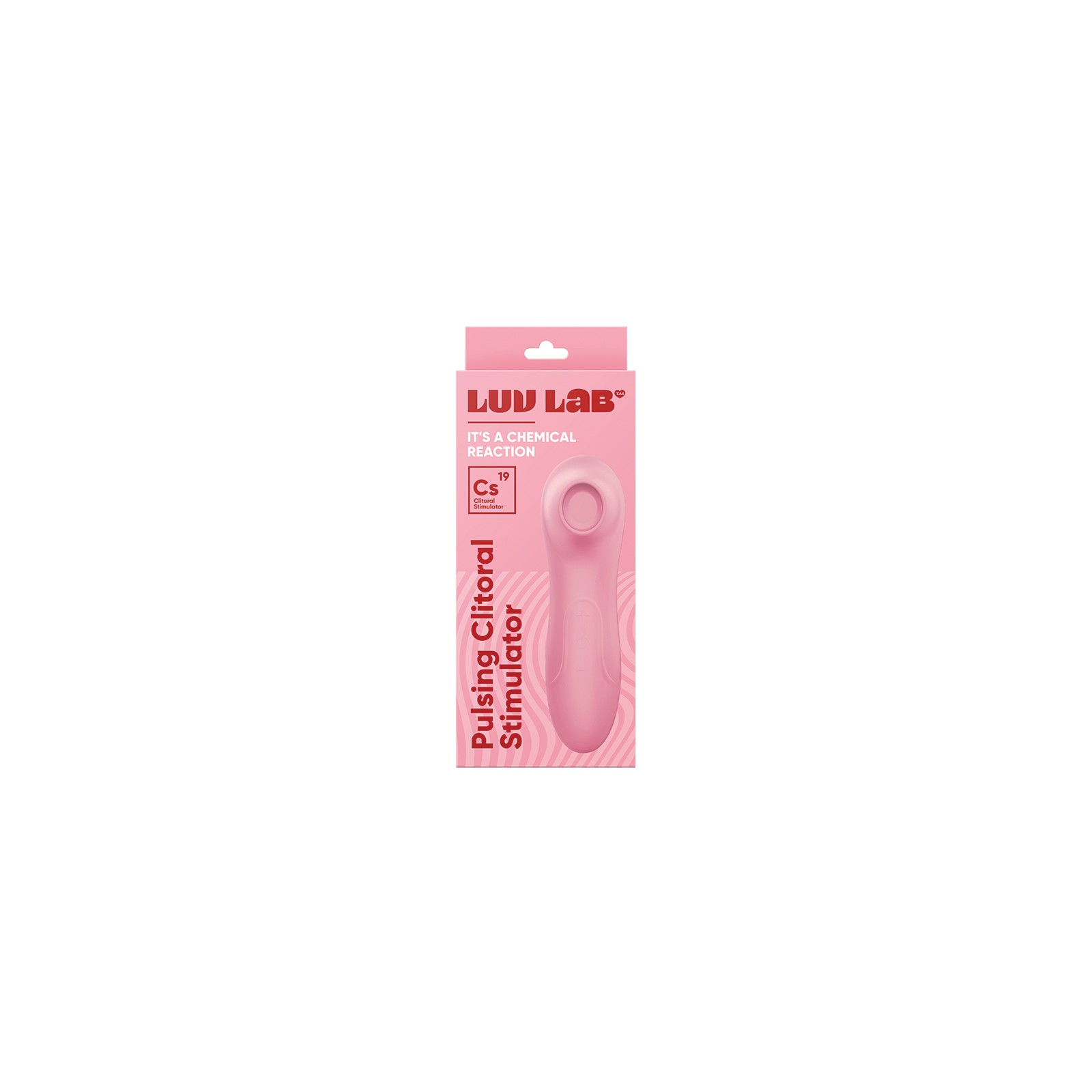 Luv Inc Cs19 Pulsing Clitoral Stimulator - Light Pink