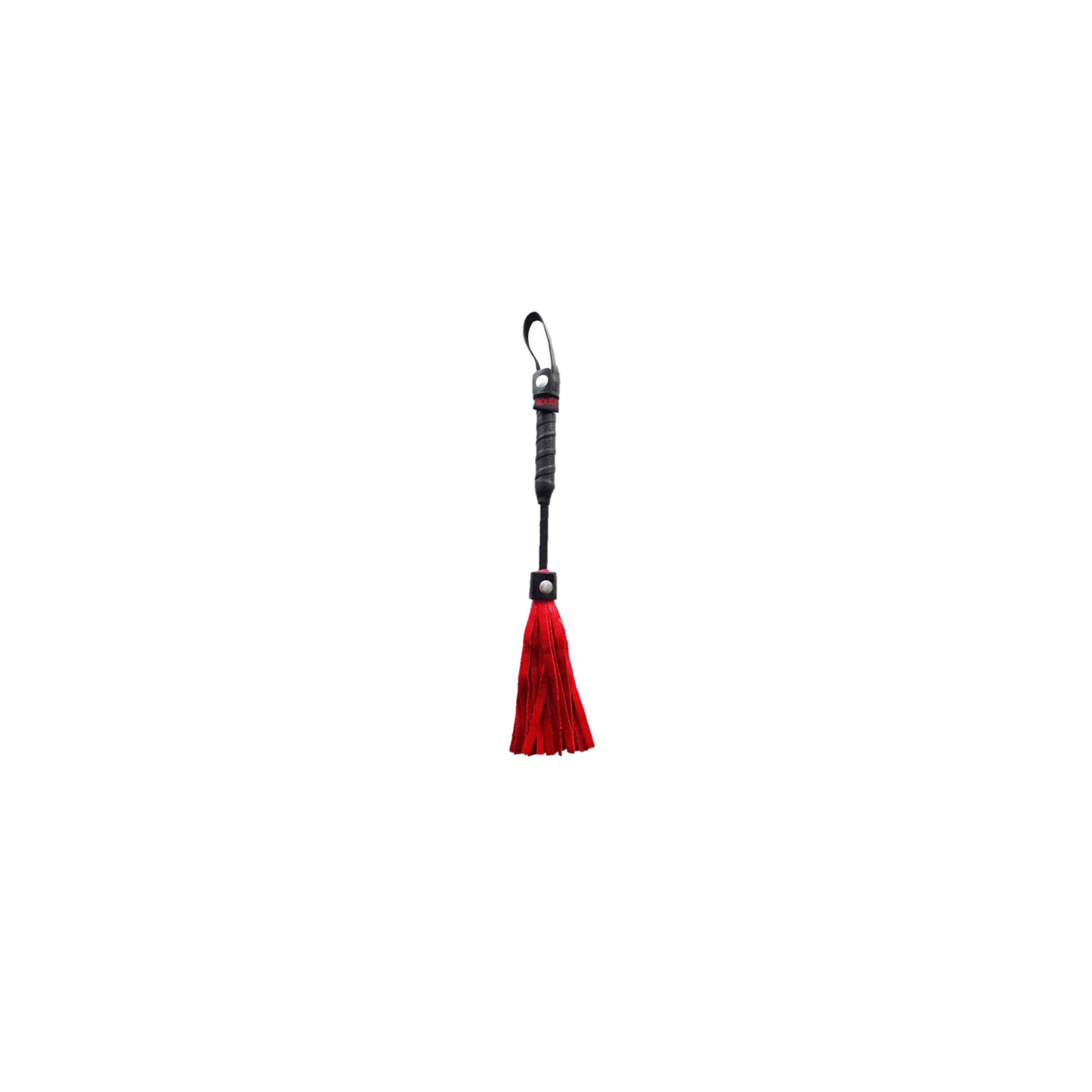 Red Mini Leather Flogger 10 Inch