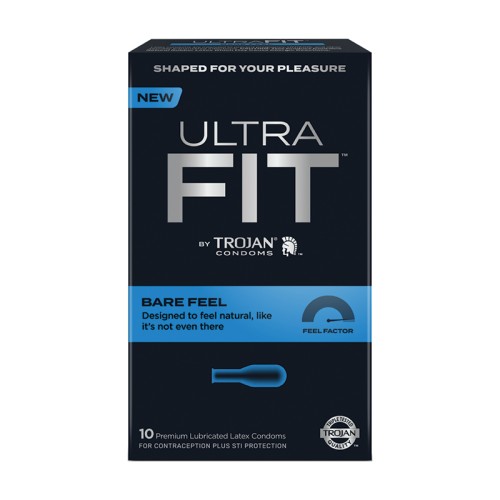 Paquete de Condones Trojan Ultrafit Bare Feel