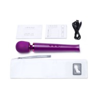 Le Wand Petite Rechargeable Massager Dark Cherry - Best Wand Vibrator