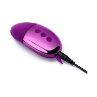 Le Wand Chrome Point Mini Vibrator Dark Cherry - Rechargeable Pleasure