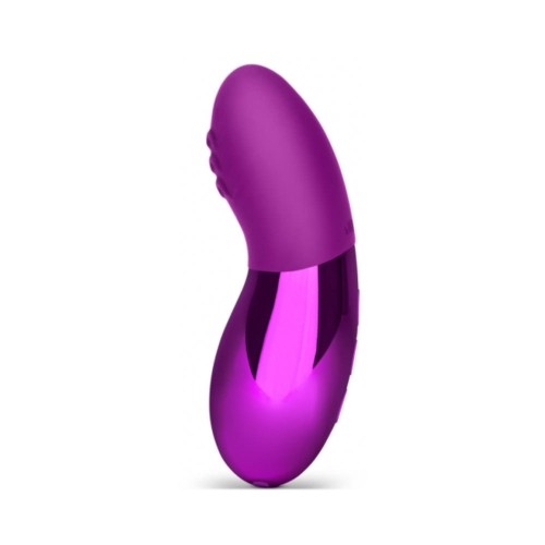 Le Wand Chrome Point Mini Vibrator Dark Cherry - Rechargeable Pleasure