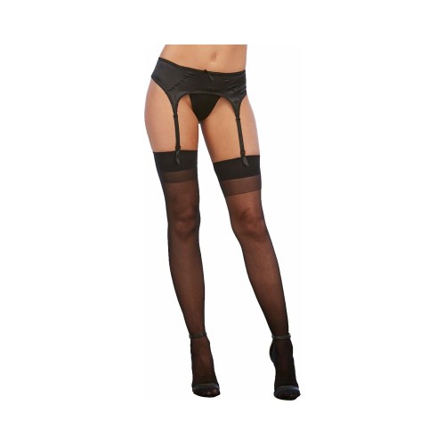 Dreamgirl Sheer Thigh-High Stockings for Elegant Wear