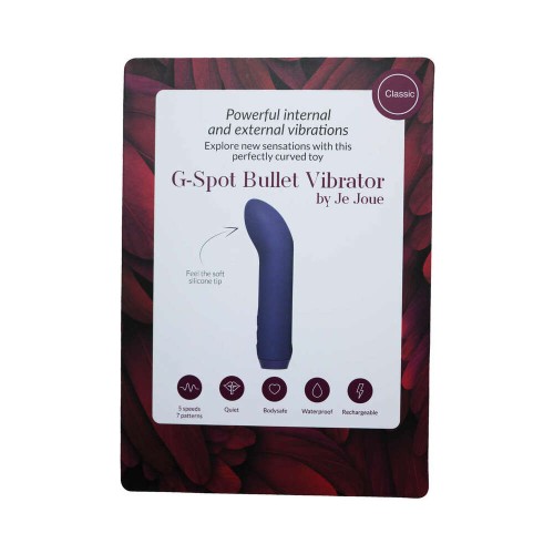 Je Joue G-Spot Bullet Vibrator - Rechargeable and Waterproof