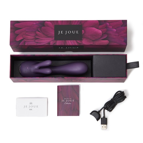 Je Joue Fifi Rechargeable Rabbit Vibrator in Purple