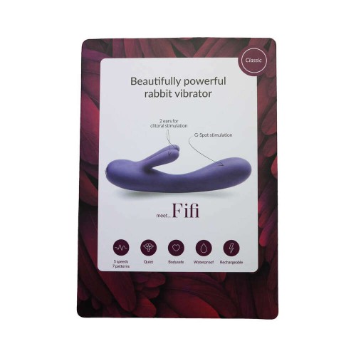 Je Joue Fifi Rechargeable Rabbit Vibrator in Purple