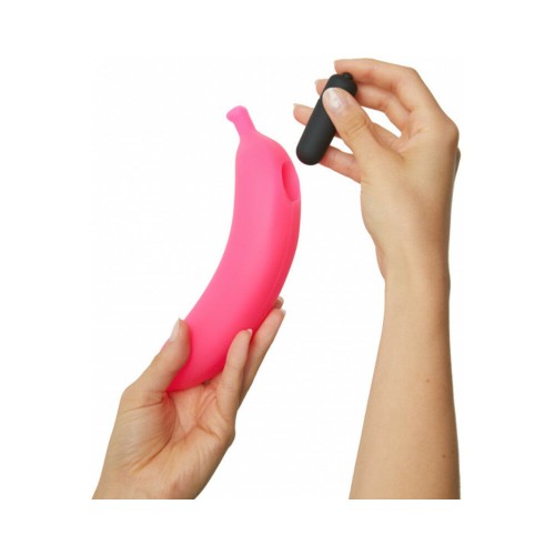 Vibrador de Silicona Oh Oui Banana Rosa