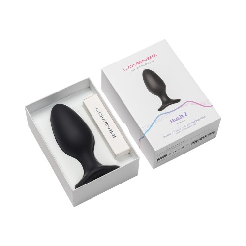 Lovense Hush 2 - Plug Anal Vibrante con Control Remoto Bluetooth