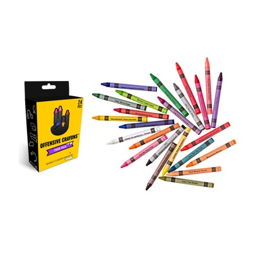 Crayones Ofensivos Pack de Humor Adulto