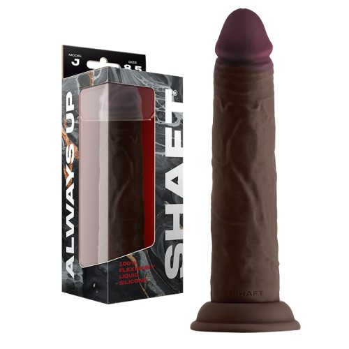 Shaft Model J Dual Density Silicone Dildo 8.5 in.