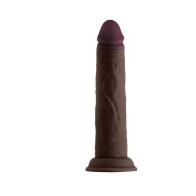 Shaft Model J Dual Density Silicone Dildo 8.5 in.