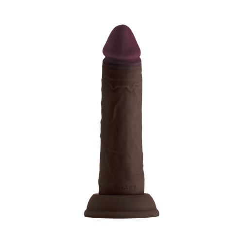 Dildo de Silicona de Densidad Dual Shaft Modelo J: 6.5 in. - Placer Realista