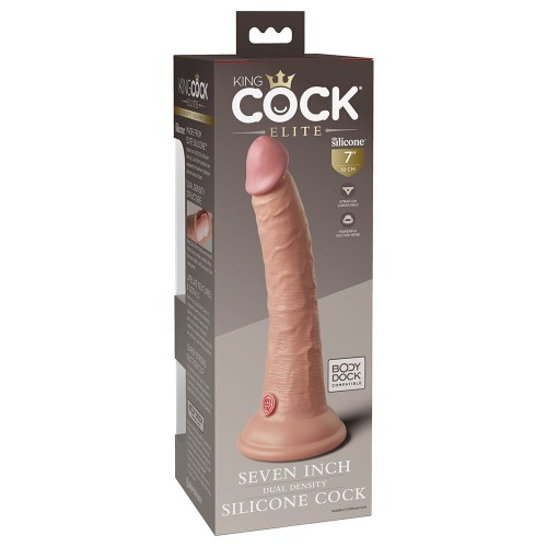 Dildo Realista King Cock Elite 7 pulgadas con Ventosa