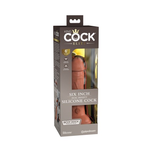 Dildo Realista de Densidad Dual King Cock Elite - Experiencia de Placer Realista