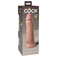 Pipedream King Cock Elite 8" Dual Density Silicone Dildo