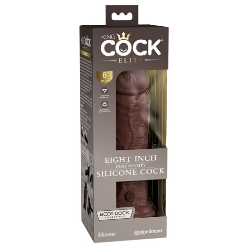 Dildo Realista de Densidad Dual King Cock Elite 8 pulgadas - Placer Realista