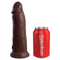 Dildo Realista de Densidad Dual King Cock Elite 8 pulgadas - Placer Realista